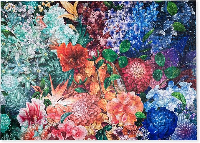 MOSAIC PUZZLES Ombre Bloom Puzzles for Adults - Premium Jigsaw Puzzles, 1000 Pieces