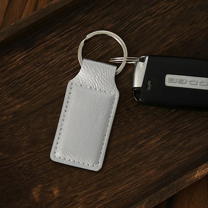 LaserGram Rectangle Keychain, Flag of South Korea, Personalized Engraving Included