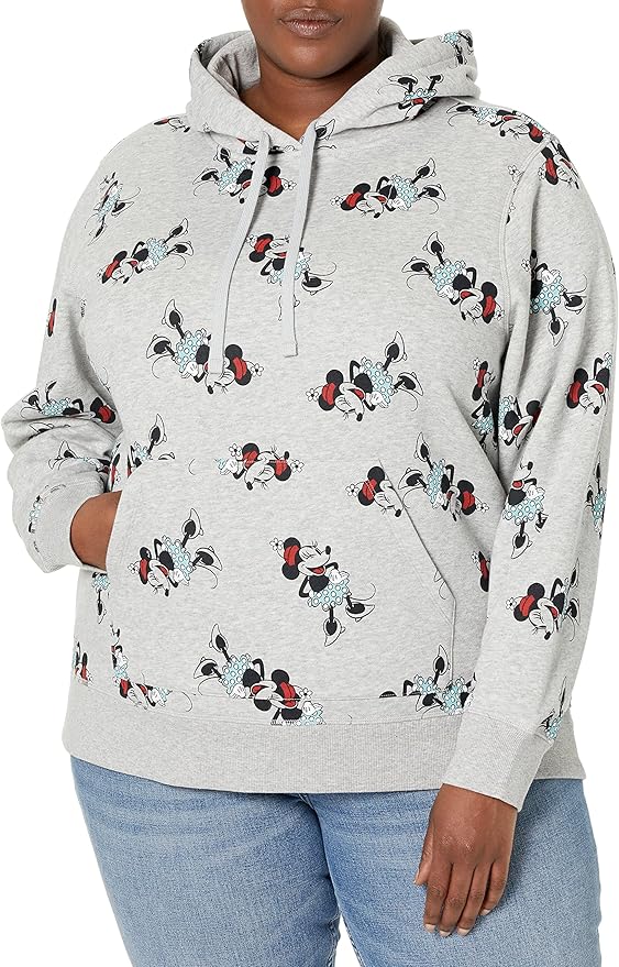 Amazon Essentials Disney | Marvel | Star Wars | Princess Women's Fleece Pullover Hoodie Sweatshirts (Available in Plus Size)