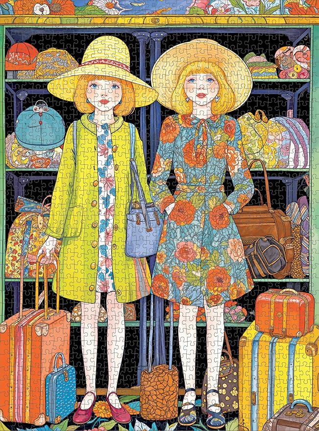 Cross & Glory – Jigsaw Puzzle for Adults 1000 Piece | Vacation Vibes: Journey in Style | Whimsical Art Style | Vibrant Design | Satin Finish | 20x27 Inches