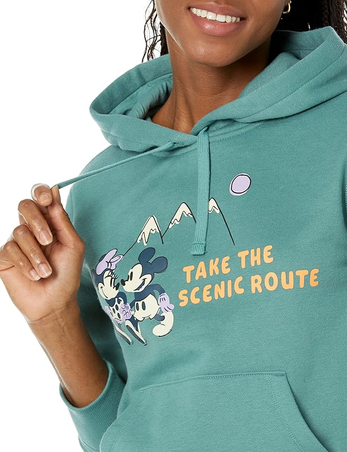 Amazon Essentials Disney | Marvel | Star Wars | Princess Women's Fleece Pullover Hoodie Sweatshirts (Available in Plus Size)