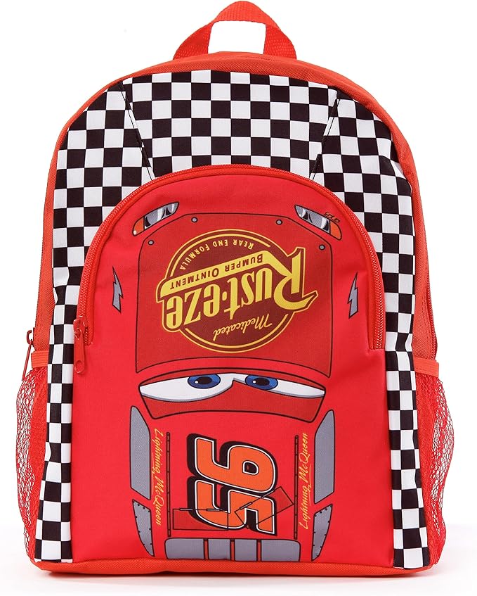 Disney Cars Backpack | Boys Backpacks for School | Lightning McQueen School Bag for Kids