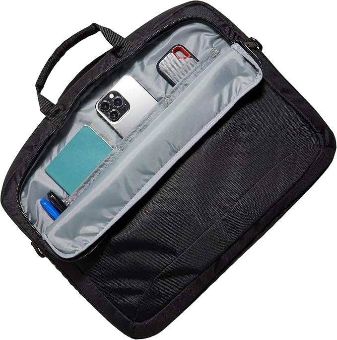 Amazon Basics Laptop Carrying Case Shoulder Strap, 10-pack, 17.3 inch, Black
