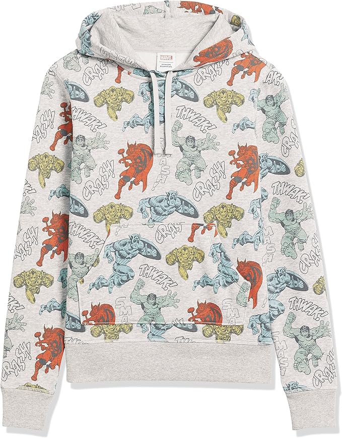 Amazon Essentials Disney | Marvel | Star Wars | Princess Women's Fleece Pullover Hoodie Sweatshirts (Available in Plus Size)