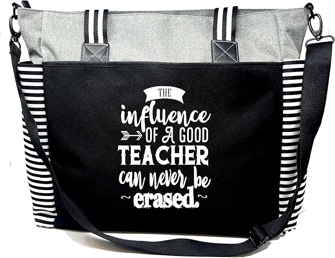 Brooke & Jess Designs Teacher Tote Bag for Work - Teacher Handbag Gifts for Women, Teacher Bag Best Teacher Appreciation Gift