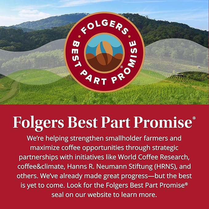 Folgers Toasty Hazelnut Flavored Coffee, 72 Keurig K-Cup Pods