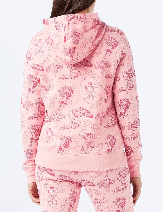 Amazon Essentials Disney | Marvel | Star Wars | Princess Women's Fleece Pullover Hoodie Sweatshirts (Available in Plus Size)