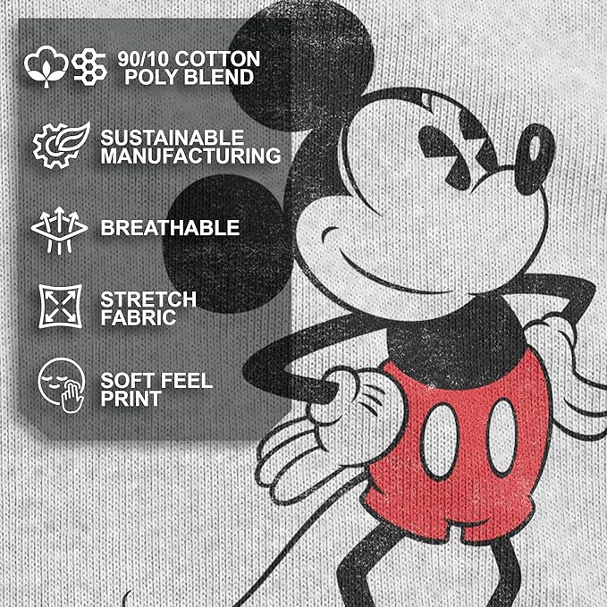 Women's Mickey & Friends Classic Mickey Distressed Racerback Tank Top