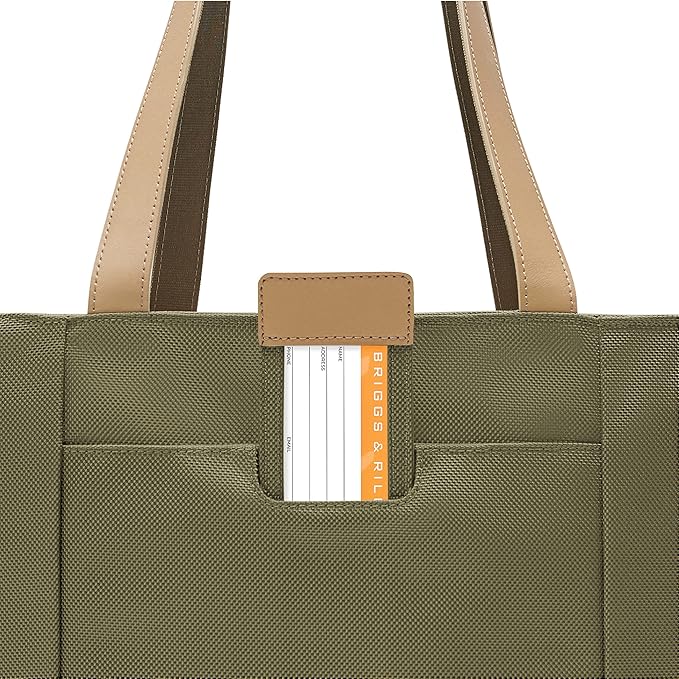 Briggs & Riley Traveler Tote Bag - Nylon Tote Bag for Weekend Travel & Work, Smooth Zipper Closure - Baseline Collection