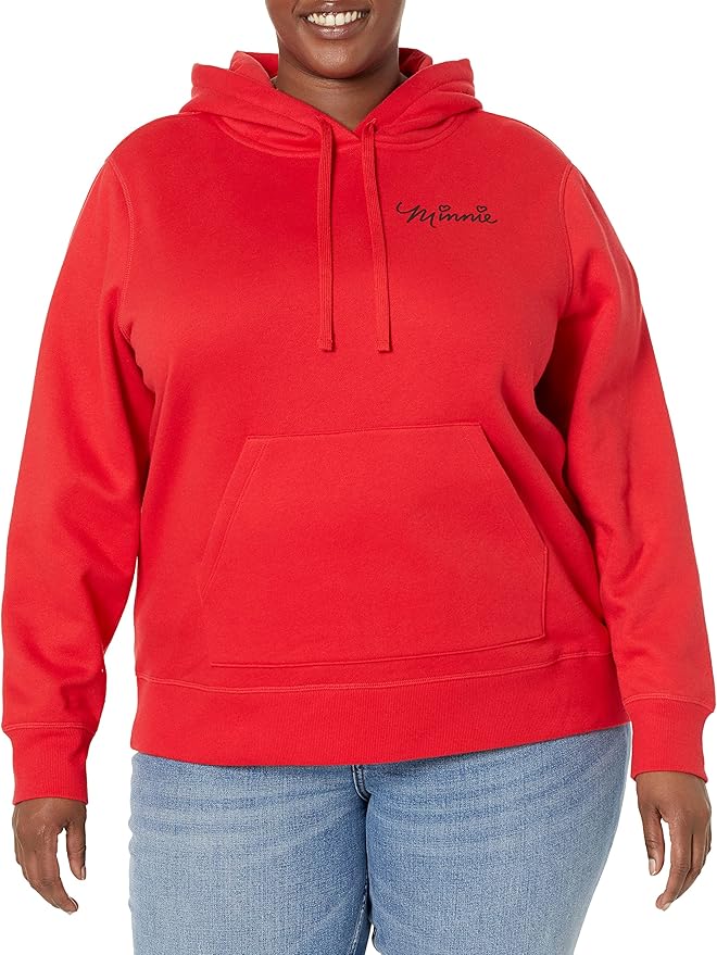 Amazon Essentials Disney | Marvel | Star Wars | Princess Women's Fleece Pullover Hoodie Sweatshirts (Available in Plus Size)