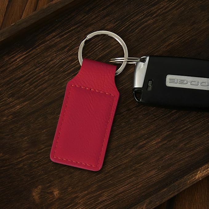 LaserGram Rectangle Keychain, Flag of South Korea, Personalized Engraving Included
