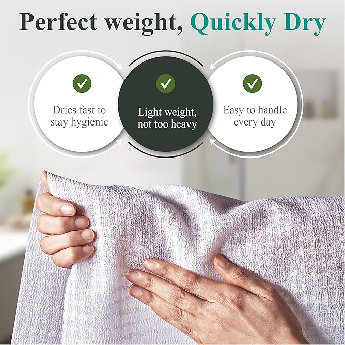 atelier POND Korean Exfoliating Washcloth 2-Pack – Exfoliating Shower Towel/Body Scrub Cloths for Deep Cleansing & Dead Skin Removal (Fresh Green – Value Set)