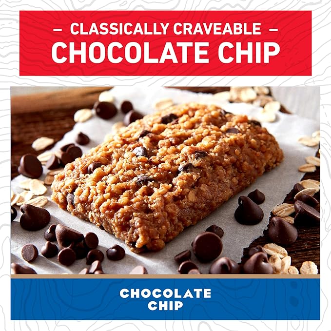 CLIF BAR - Energy Protein Bars - Chocolate Chip - Made with Organic Oats - Energy Bars - Non-GMO - (15 Pack)