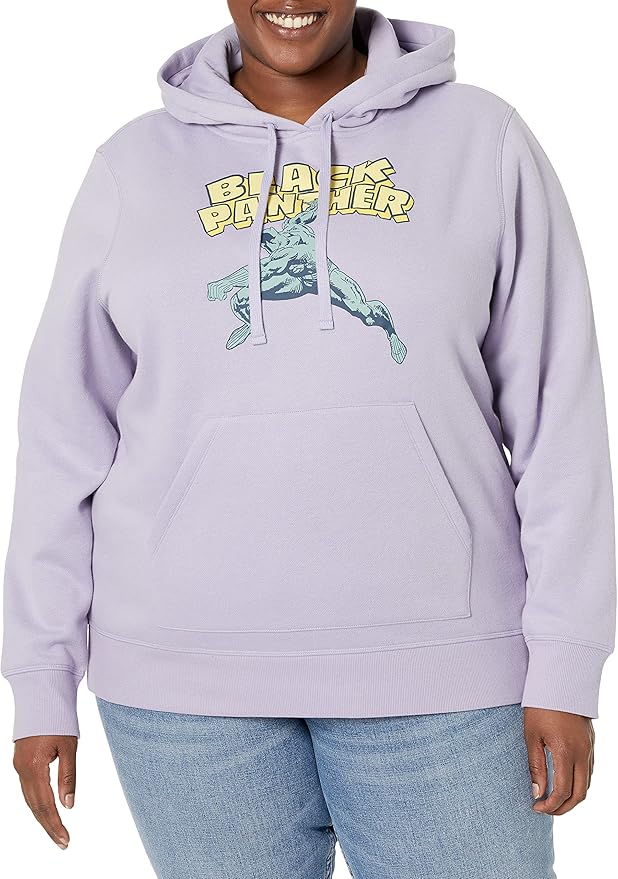 Amazon Essentials Disney | Marvel | Star Wars | Princess Women's Fleece Pullover Hoodie Sweatshirts (Available in Plus Size)