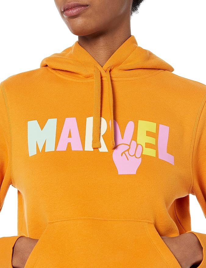 Amazon Essentials Disney | Marvel | Star Wars | Princess Women's Fleece Pullover Hoodie Sweatshirts (Available in Plus Size)