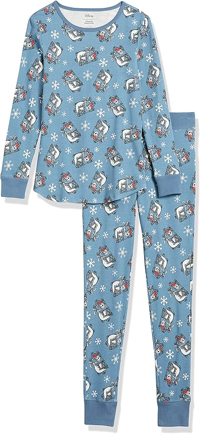 Amazon Essentials Disney | Marvel | Star Wars Women's Snug-Fit Cotton Pajama Sleepwear Sets