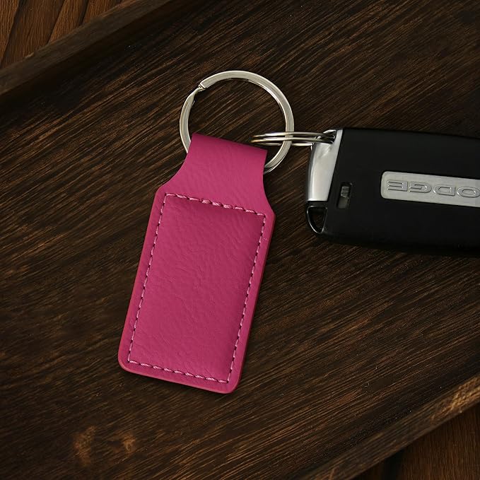 LaserGram Rectangle Keychain, Flag of South Korea, Personalized Engraving Included
