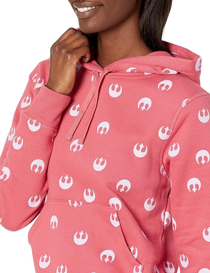 Amazon Essentials Disney | Marvel | Star Wars | Princess Women's Fleece Pullover Hoodie Sweatshirts (Available in Plus Size)
