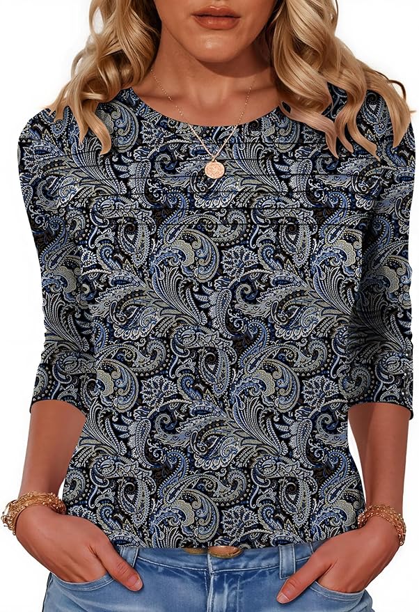 Blouses for Women Dressy Casual Long Sleeve Fall Fashion Tops Trendy Outfits for Work Office Shirts Thicker Clothes
