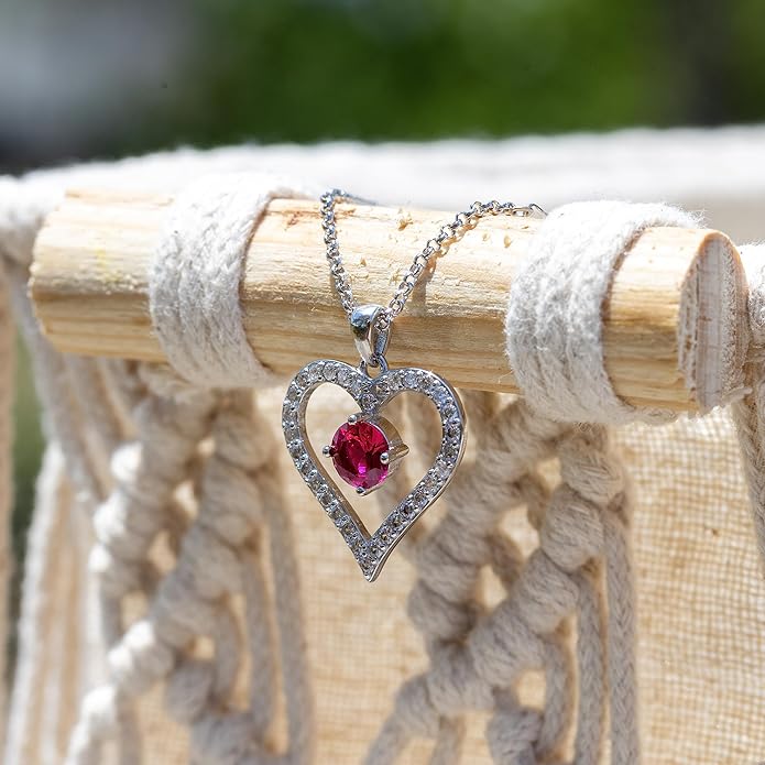 Sash & Soph Infinity Heart Necklace for Women. 925 Sterling Silver Heart Necklace for Girlfriend, Love Heart Pendant on 18" Chain with 2" Extender (Rose Gold or Gold Plated)
