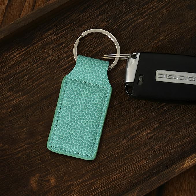 LaserGram Rectangle Keychain, Flag of South Korea, Personalized Engraving Included