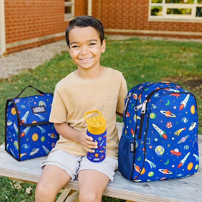 Wildkin 15-inch Kids Backpack – Durable, Padded, Adjustable for School & Travel - Out of this World