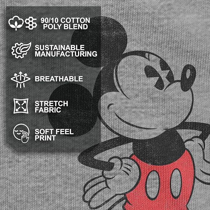 Women's Mickey & Friends Classic Mickey Distressed Racerback Tank Top