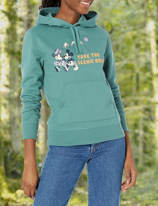 Amazon Essentials Disney | Marvel | Star Wars | Princess Women's Fleece Pullover Hoodie Sweatshirts (Available in Plus Size)