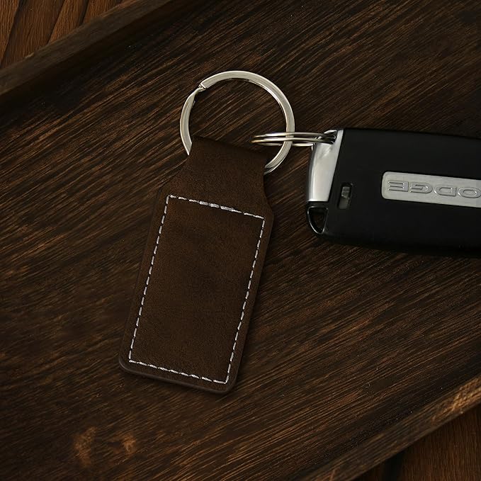 LaserGram Rectangle Keychain, Flag of South Korea, Personalized Engraving Included