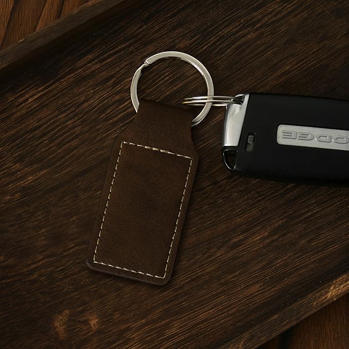 LaserGram Rectangle Keychain, Flag of South Korea, Personalized Engraving Included