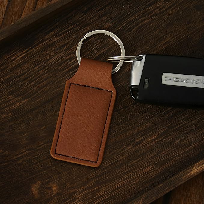 LaserGram Rectangle Keychain, Flag of South Korea, Personalized Engraving Included