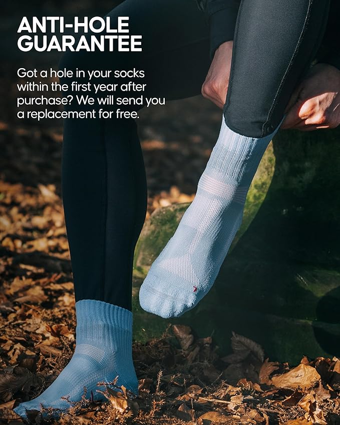 DANISH ENDURANCE Ultra-Comfort Quarter Running Socks, Performance Socks, Men & Women - 3 or 5 Pack
