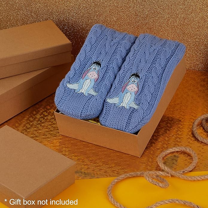 Disney Fluffy Socks for Women and Teenagers Soft Warm Slipper Socks Non Slip One Size Lounge Wear Gifts for Women