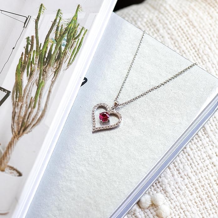 Sash & Soph Infinity Heart Necklace for Women. 925 Sterling Silver Heart Necklace for Girlfriend, Love Heart Pendant on 18" Chain with 2" Extender (Rose Gold or Gold Plated)